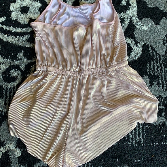 Shiny Pink Romper - Picture 3 of 3